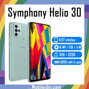 Symphony Helio 30 Price in Bangladesh