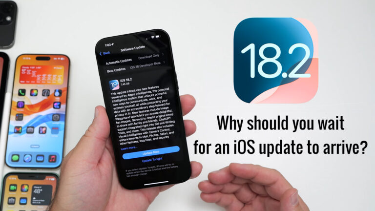 Why should you wait for an iOS update to arrive?